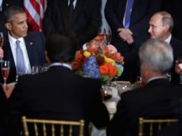 Даже розовое шампанское не помогло Путину и Обаме снять напряжение