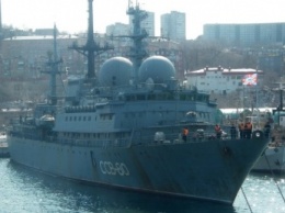 Командование ВМФ России направило к берегам Сирии разведывательный корабль «Василий Татищев»