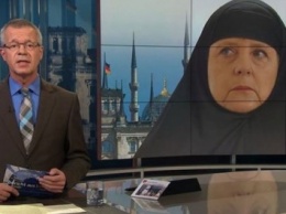 Немецкий телеканал высмеял Ангелу Меркель и показал ее в хиджабе