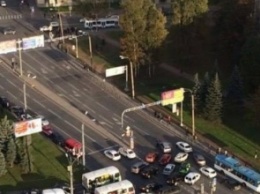 После взрыва перекресток Кантемировской и Сампсониевского оцепили