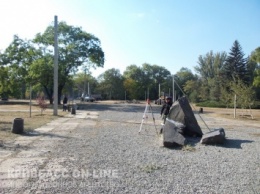 В Кривом Роге началась реконструкция парка Героев (фото)