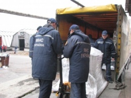 Правительственная гуманитарная помощь доставлена в Станицу Луганскую, -ГСЧС