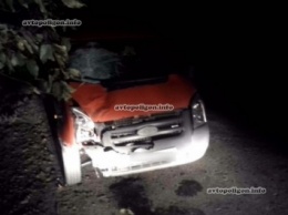 ДТП на Львовщине: водитель Ford Transit сбил насмерть пешехода и скрылся. ФОТО