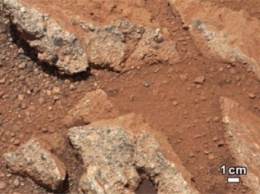 Ровер Curiosity нашел на Марсе речную гальку