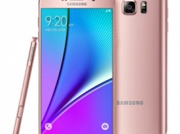 Samsung анонсировала Galaxy Note 5 в цвете «розовое золото»