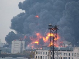 В городе на Неве масштабный пожар
