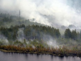 Киевскую область «затянуло» дымом