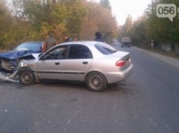 Пьяный водитель устроил аварию на Запорожском шоссе (Фото)