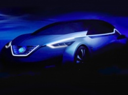 В Nissan продемонстрировали первый тизер электромобиля Leaf