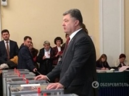 Порошенко сказал, за что проголосовал на местных выборах