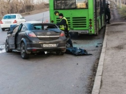 В Красноярске произошло смертельное ДТП с участием пассажирского автобуса
