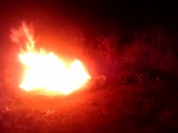 На Николаевщине активисты поймали на горячем браконьеров и сожгли их лодки и сети