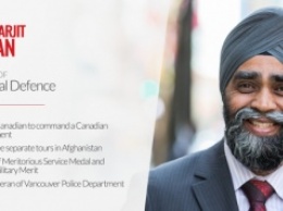 Министром обороны Канады стал сикх с боевым прошлым