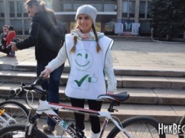 Николаевцы устроили велопробег в поддержку Сенкевича