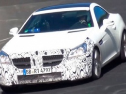 Mercedes-Benz вывел на Нюрбургринг обновленный SLK (видео)