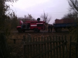 В Запорожской области сгорел дом