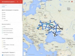 Мининфраструктуры создало онлайн-карту ремонта дорог с помощью Google MyMaps