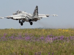 В Запорожье во время учений разбился военный самолет