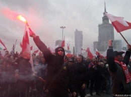 Польские националисты вышли на марш против иностранцев