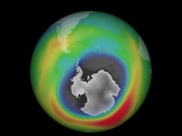Озоновая дыра над Антарктидой уже больше Северной Америки