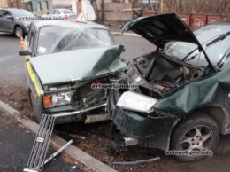 ДТП в Кировограде: учебный автомобиль столкнулся с Skoda. ФОТО