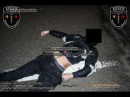 ДТП в Киеве: на Окружной Honda Accord сбил пешехода насмерть. ФОТО 18+