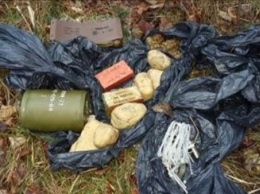 Вблизи железной дороги в Донецкой области нашли тайник со взрывчаткой