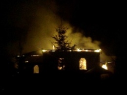 Церковь сгорела в Винницкой области