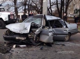 ДТП в Одессе: пьяный на Daewoo Lanos уничтожил Toyota Carina - водитель погиб. ФОТО