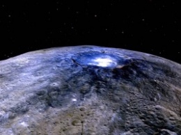 NASA опубликовало цветное видео соляных кратеров на Церере