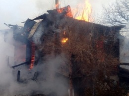 В одном из сел Веселиновского района сгорела баня