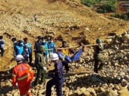 В результате схода оползня в Мьянме 50 человек пропали без вести