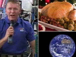 Астронавты поздравили землян и рассказали о праздновании Рождества