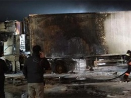 В Стамбуле загорелся и взорвался украинский грузовик