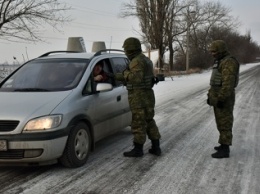 Блокпосты Донецкой области. На боевом дежурстве при -20°С