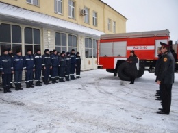 Николаевские спасатели получили новый пожарный автомобиль