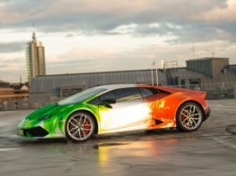 Lamborghini Huracan получил экстравагантный 3-цветный окрас