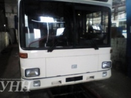 В Мариуполь прибыл троллейбус из Германии