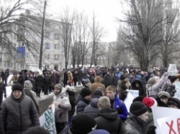 Оккупанты в Донецке организовали митинг против «финансируемой ЦРУ» греко-католической церкви