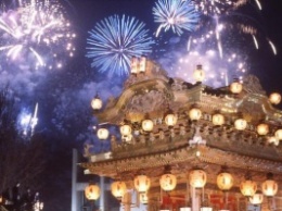 Киевляне смогут увидеть праздничный фейерверк из Пекина и Шанхая