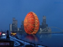 Взгляд на Киев будущего: "Башня тризуб" и яйцо на берегу Днепра (фото)