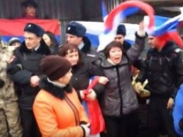 Позор властям! Фашисты! - жители оккупированной Евпатории на митинге (видео)