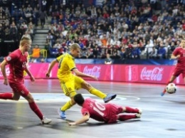 Футзал: Украина в драматичном четвертьфинале уступила Сербии