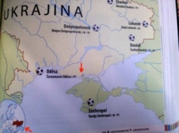 Чешское издательство извинилось за публикацию карты с Крымом в составе России