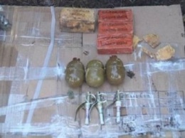 В 20 м от автодороги Днепропетровска обнаружен тайник со взрывчаткой