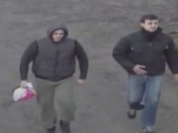Опубликовано видео с лицами мужчин, которые ограбили банк в Запорожье