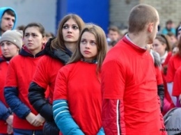 С криками «лучшая народная республика» ЛНРовцы провели очередную акцию (ФОТО)