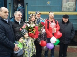 Представители власти торжественно встретили николаевского чемпиона Александра Авраменко