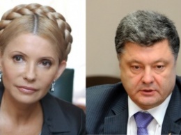 Опрос: Тимошенко дышит в спину Порошенко