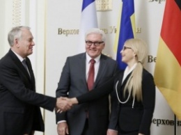 Тимошенко призвала Германию и Францию продолжать усилия по восстановлению мира в Украине